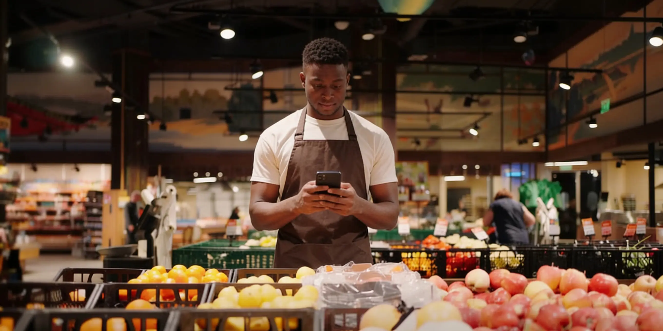 Merchandiser using StoreSnap in store